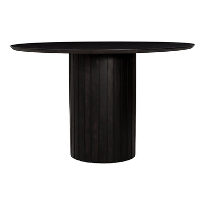 Povera Round Dining Table Black | Black
