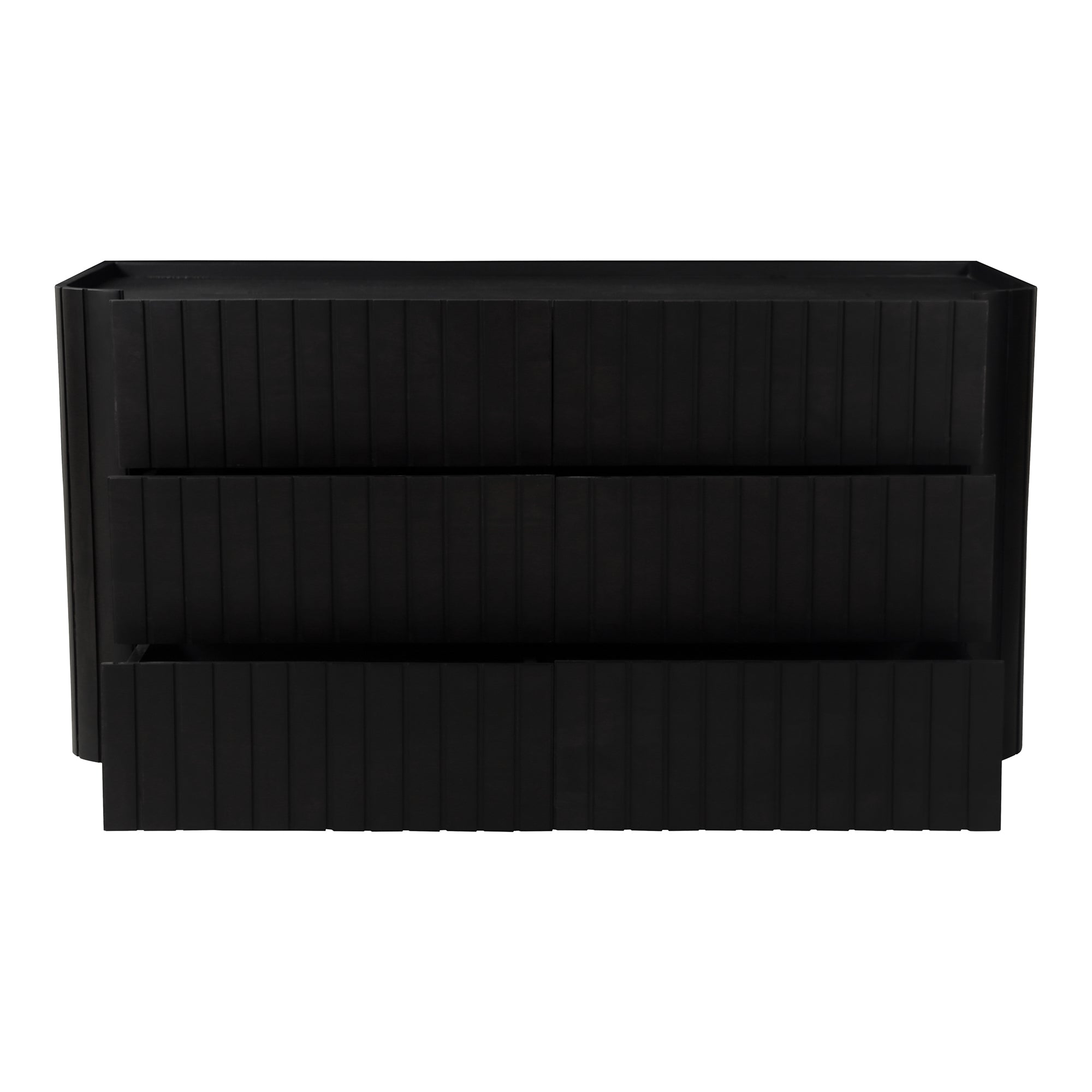 Povera 6 Drawer Dresser Black