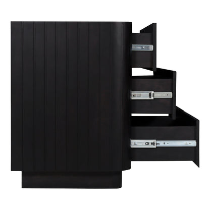 Povera 6 Drawer Dresser Black