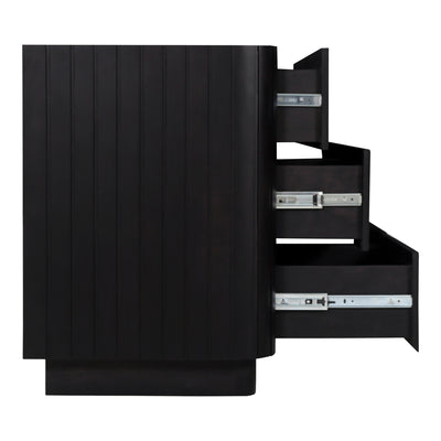 Povera 6 Drawer Dresser Black by Moe's Home
