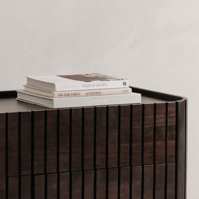 Povera 6 Drawer Dresser Black by Moe's Home
