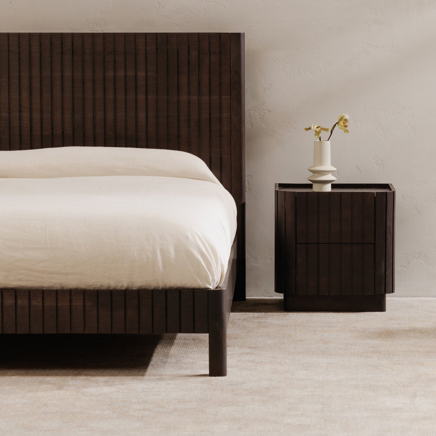 Povera Nightstand Black by Moe's Home
