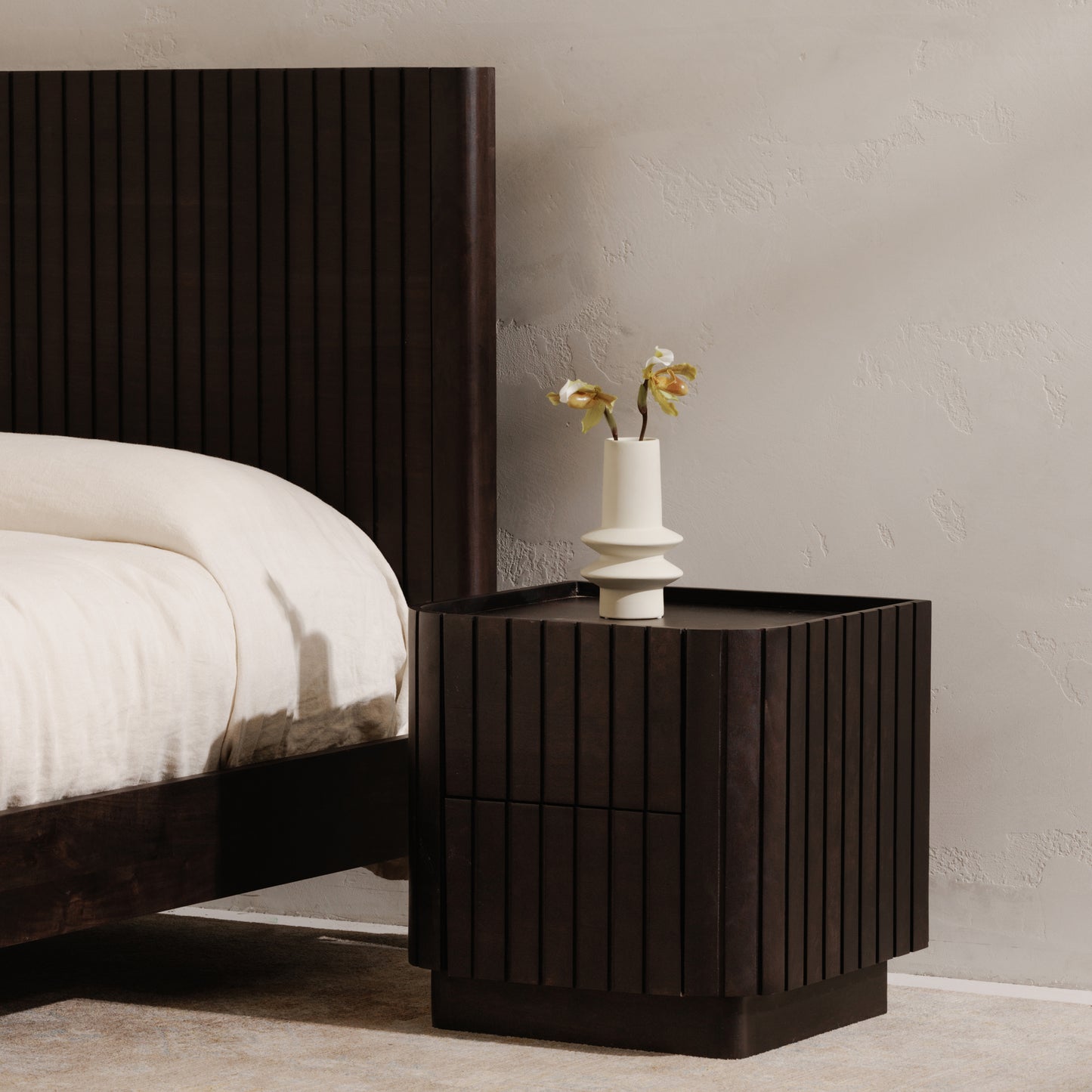 Povera Nightstand Black by Moe's Home