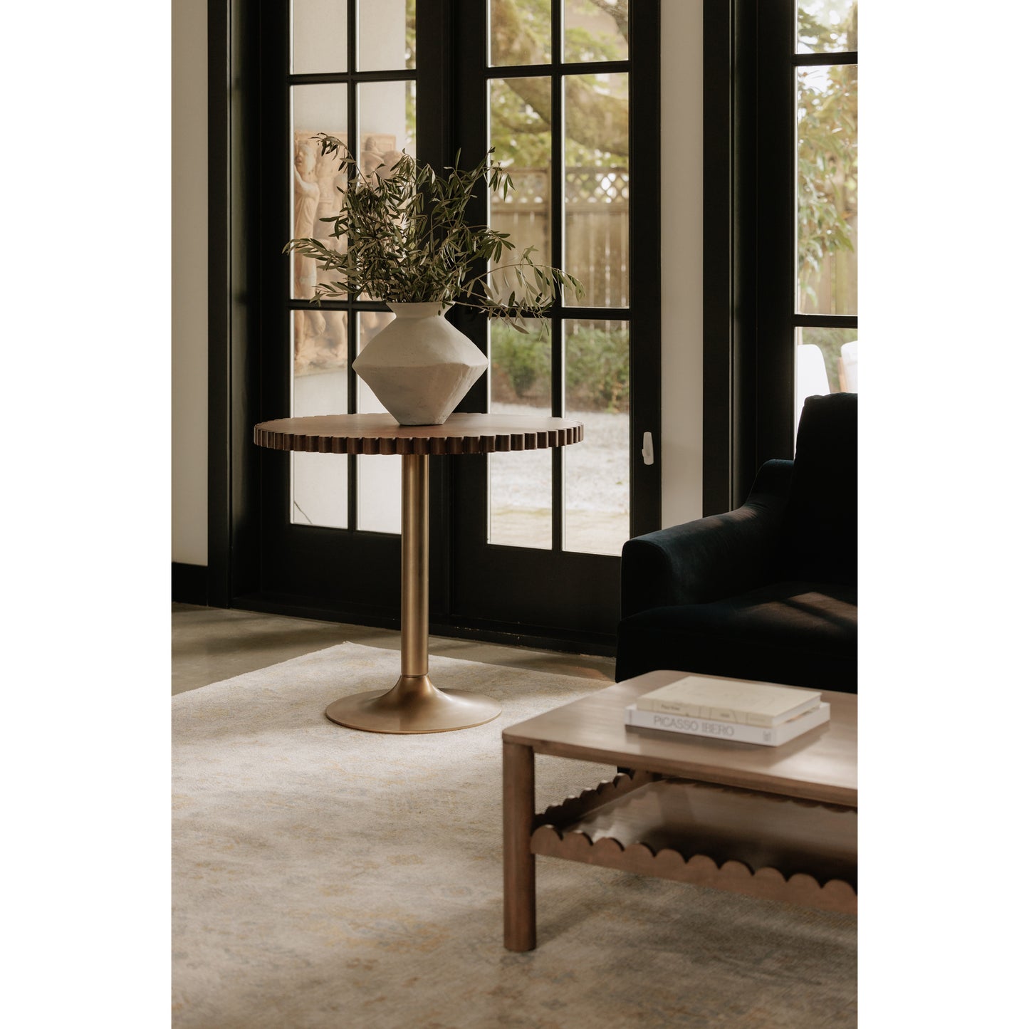 Nomi Cafe Table Brown by Moe's Home