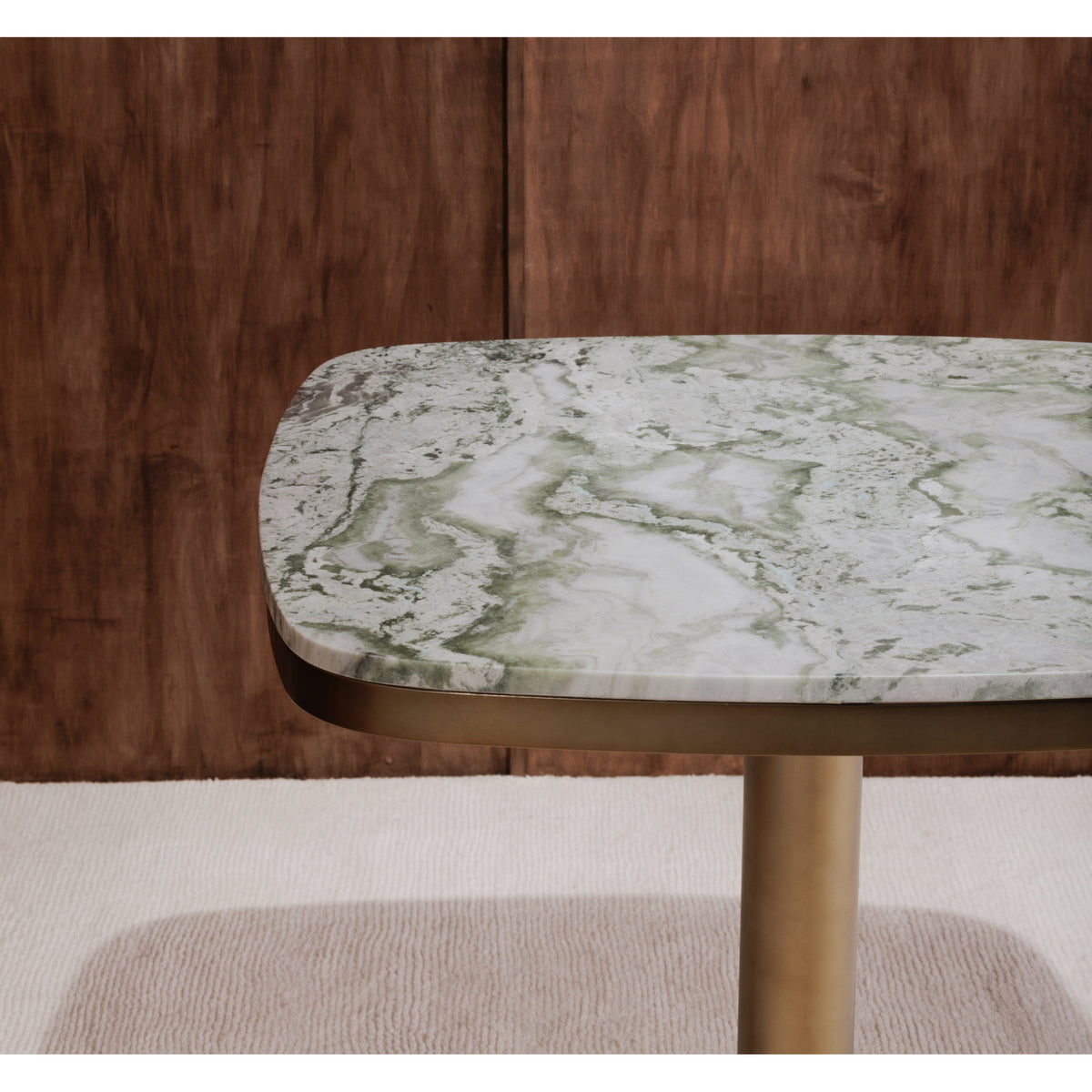 Celeste Cafe Table Green Onyx Marble by Moe's Home