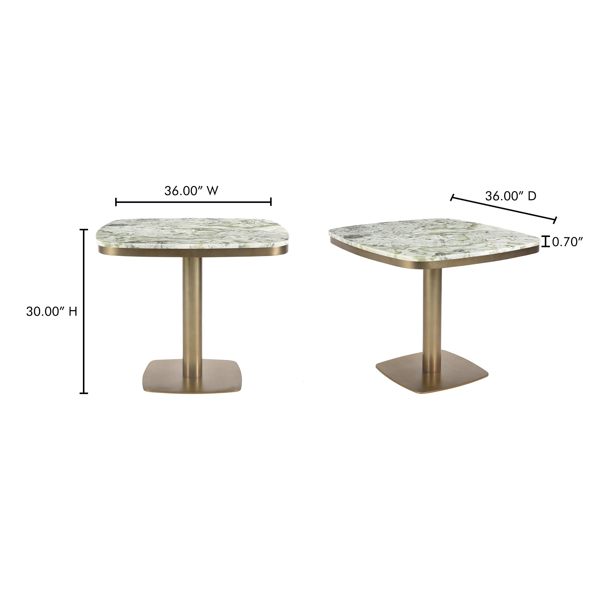 Celeste Cafe Table Green Onyx Marble