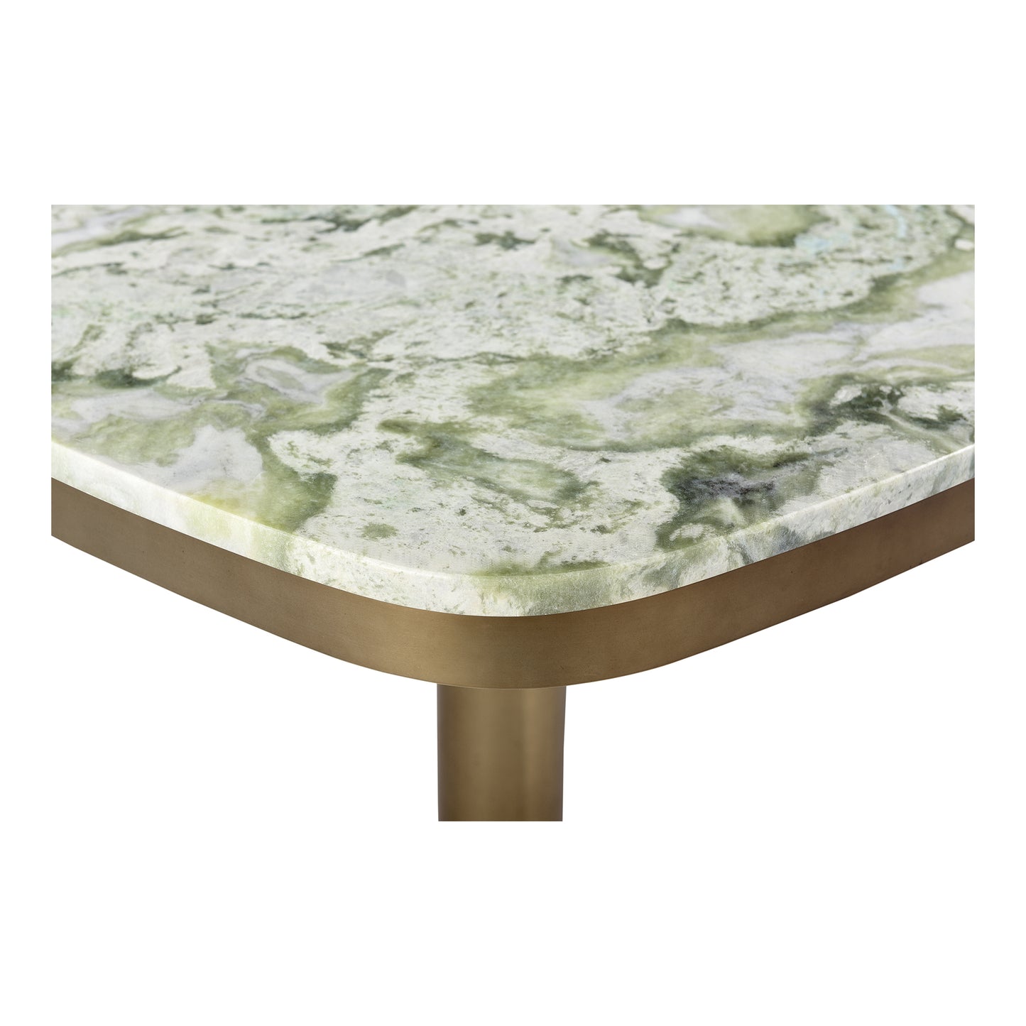 Celeste Cafe Table Green Onyx Marble by Moe's Home