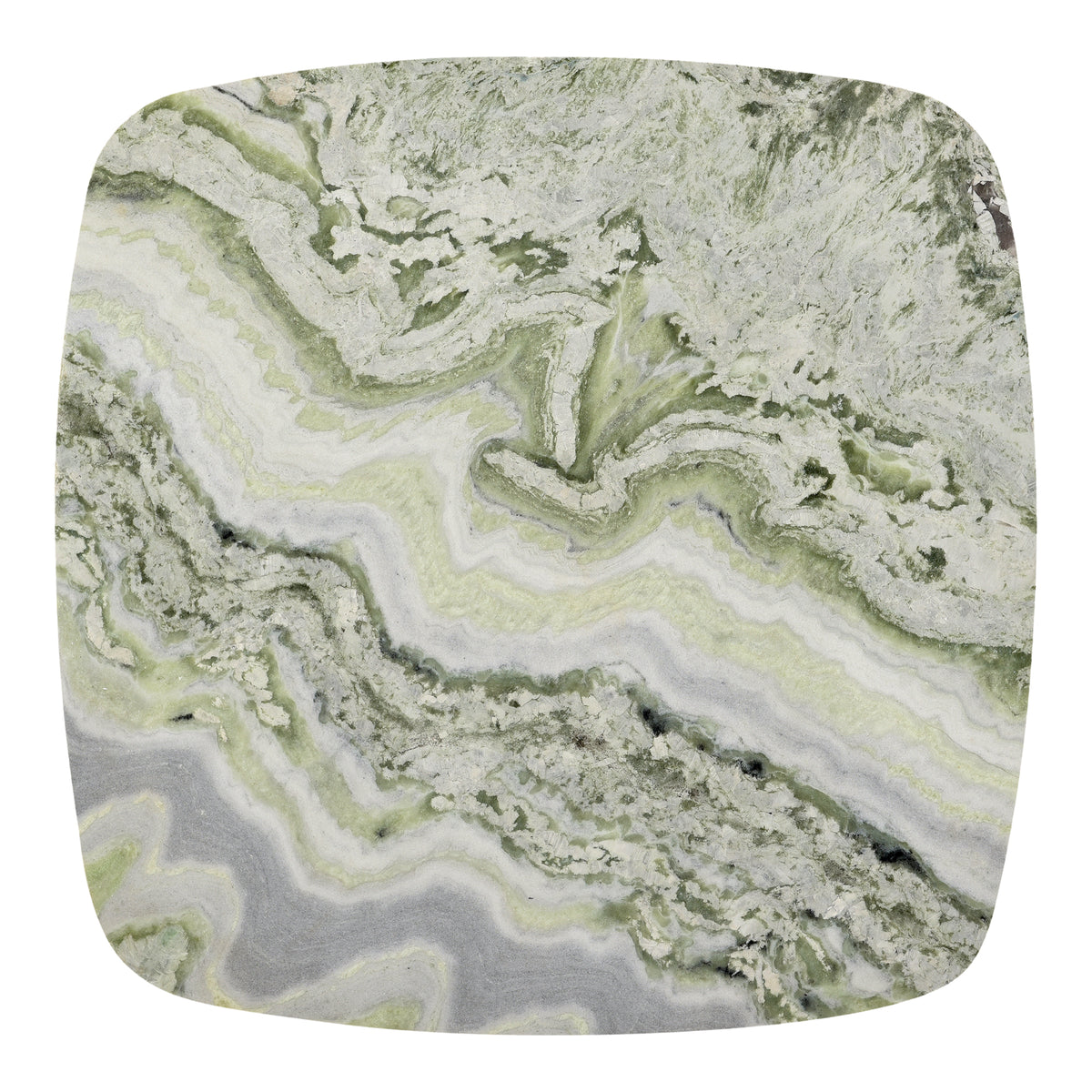 Celeste Cafe Table Green Onyx Marble by Moe's Home