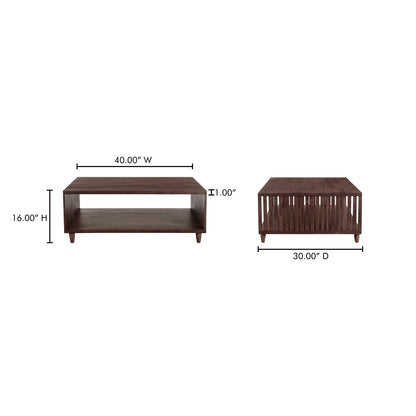 Rhys Coffee Table Brown