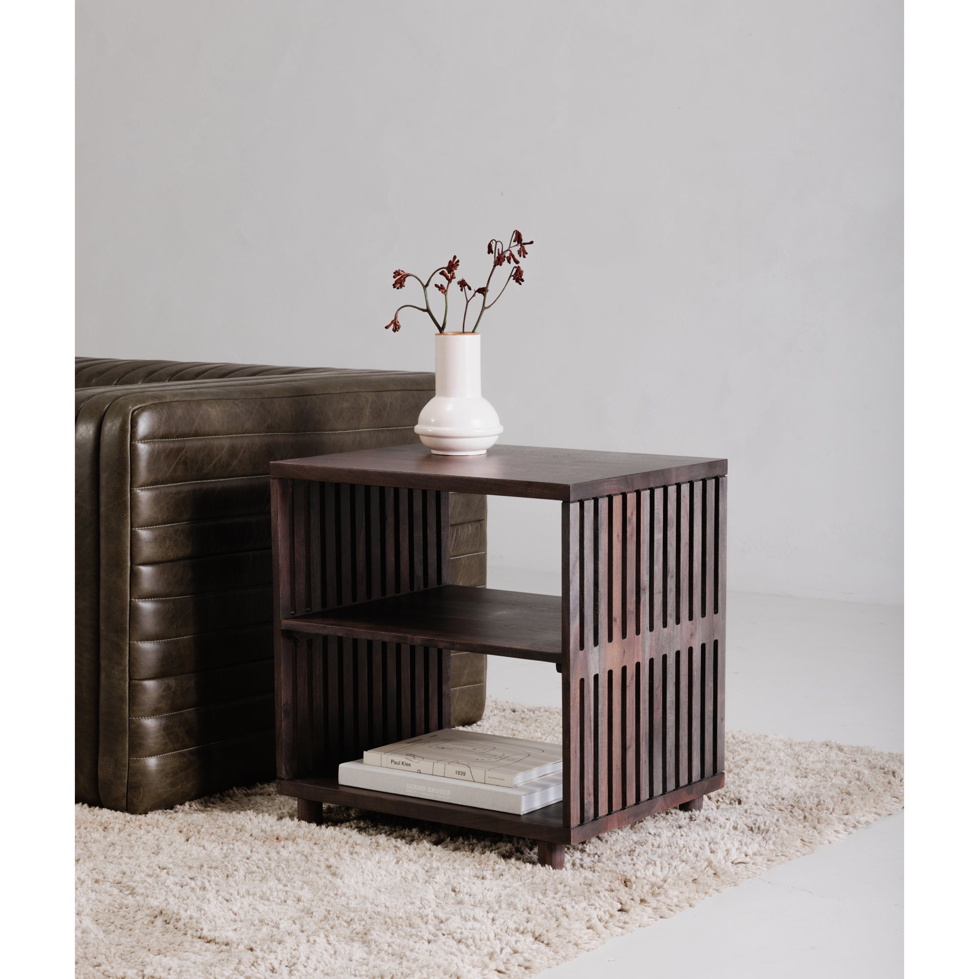 Rhys Side Table Brown