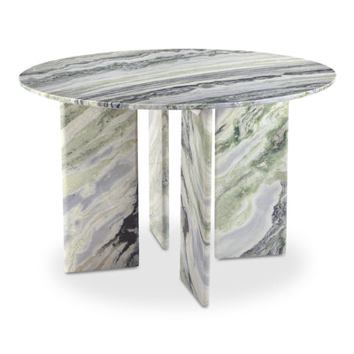 Celia Round Dining Table Green Onyx Marble