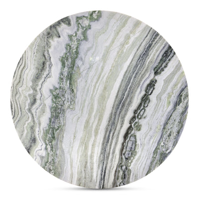 Celia Round Dining Table Green Onyx Marble