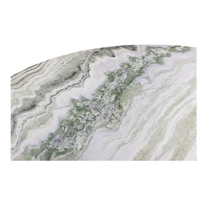 Celia Round Dining Table Green Onyx Marble