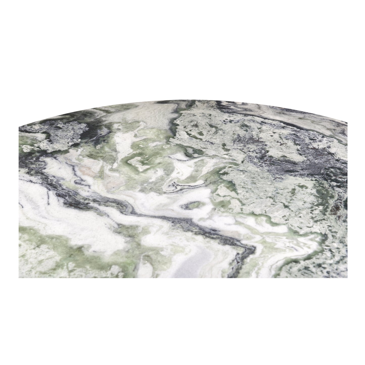 Celia Round Dining Table Green Onyx Marble by Moe's Home