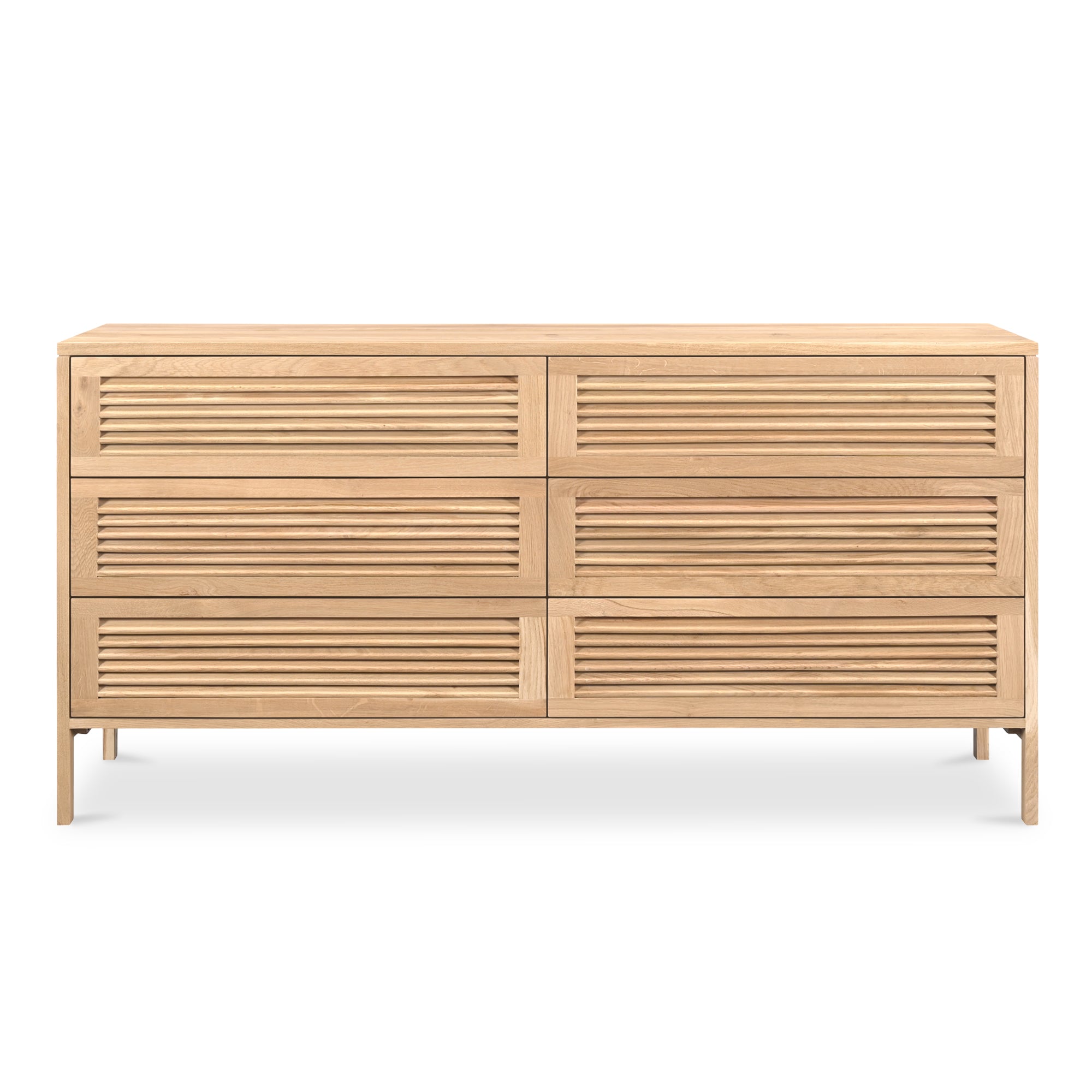 Teeda 6 Drawer Dresser Natural | Natural