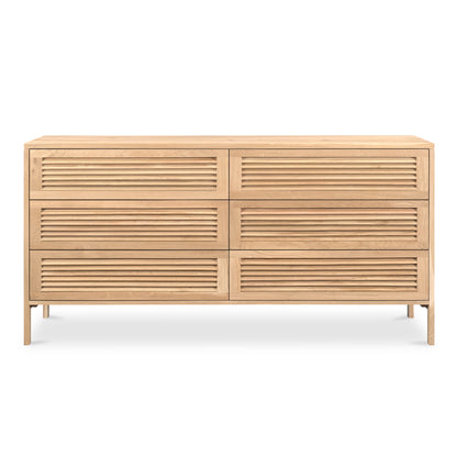 Teeda 6 Drawer Dresser Natural | Natural