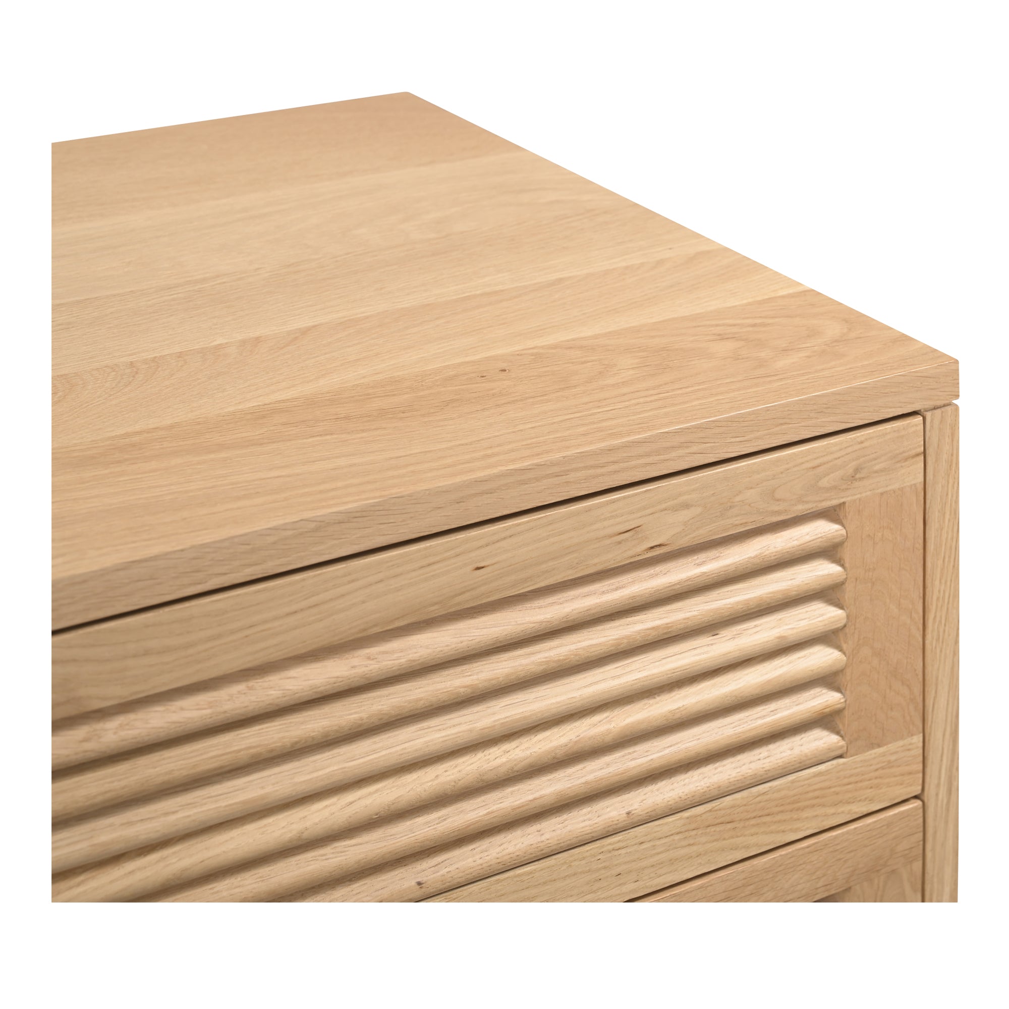 Teeda 3 Drawer Nightstand Natural