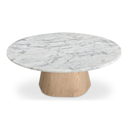 Evelyn Coffee Table Ashen Grey Matrix Marble