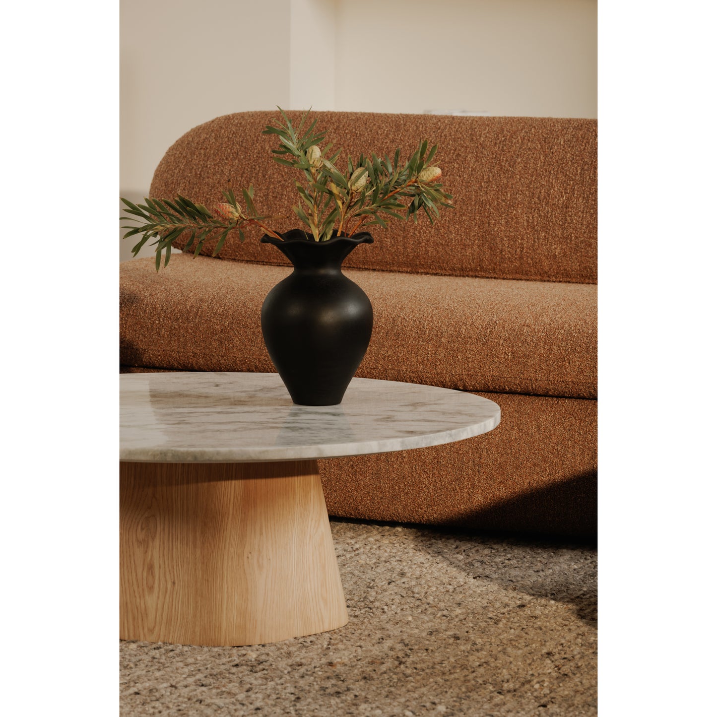 Evelyn Coffee Table Ashen Grey Matrix by Moe's Home