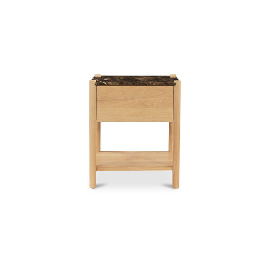 Elio Nightstand Dark Emperador by Moe's Home