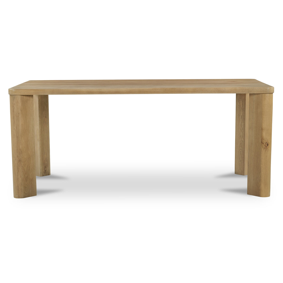 Segment Dining Table Wood Small Heritage by Moe's Home