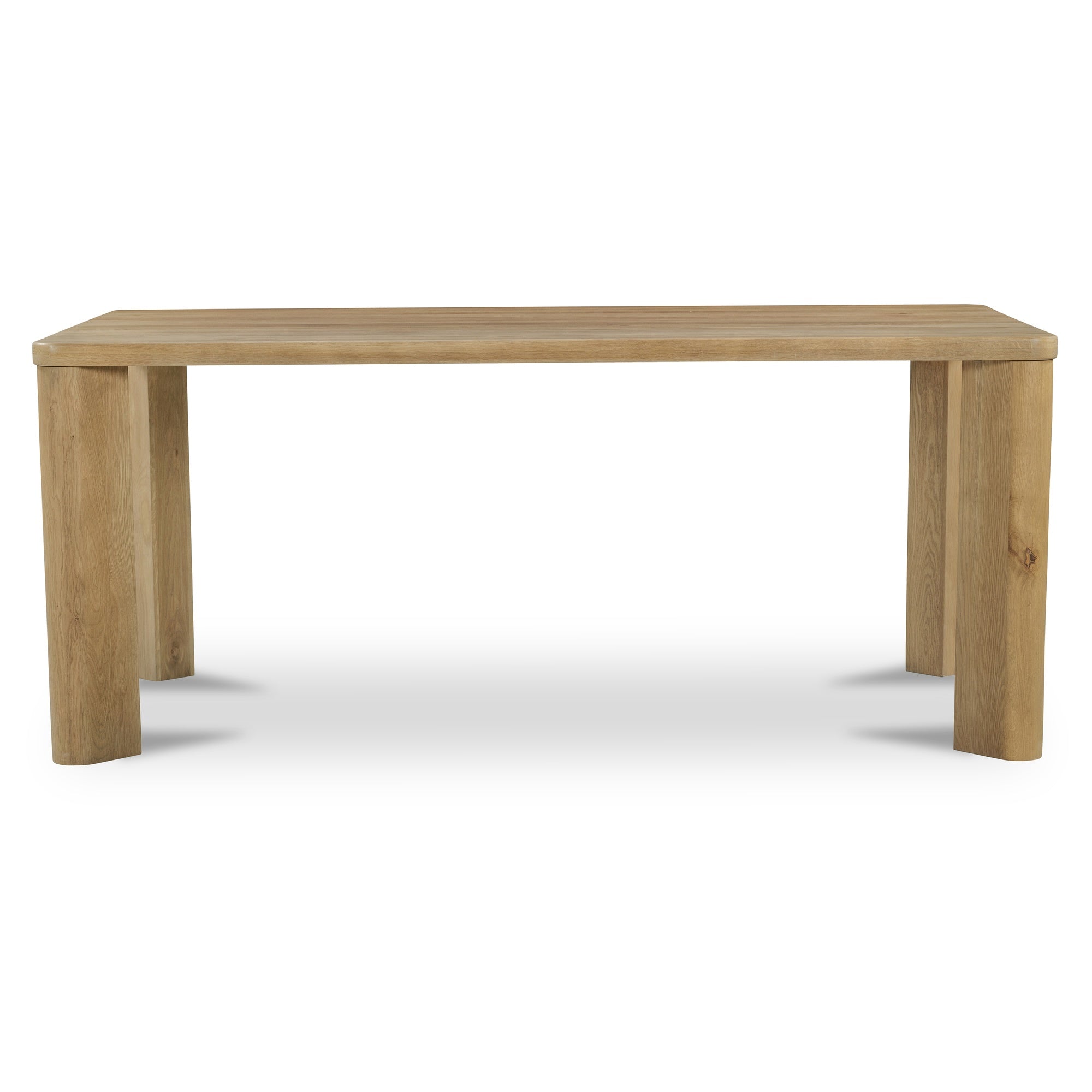 Segment Dining Table Wood Small Heritage by Moe's Home