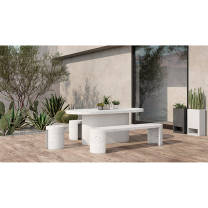 Lyon Outdoor Dining Table Light Grey