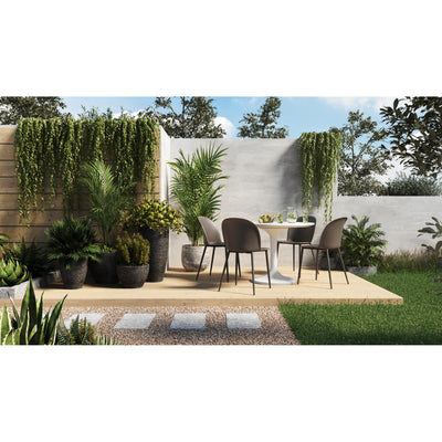 Tuli Café Table Light Grey by Moe's Home