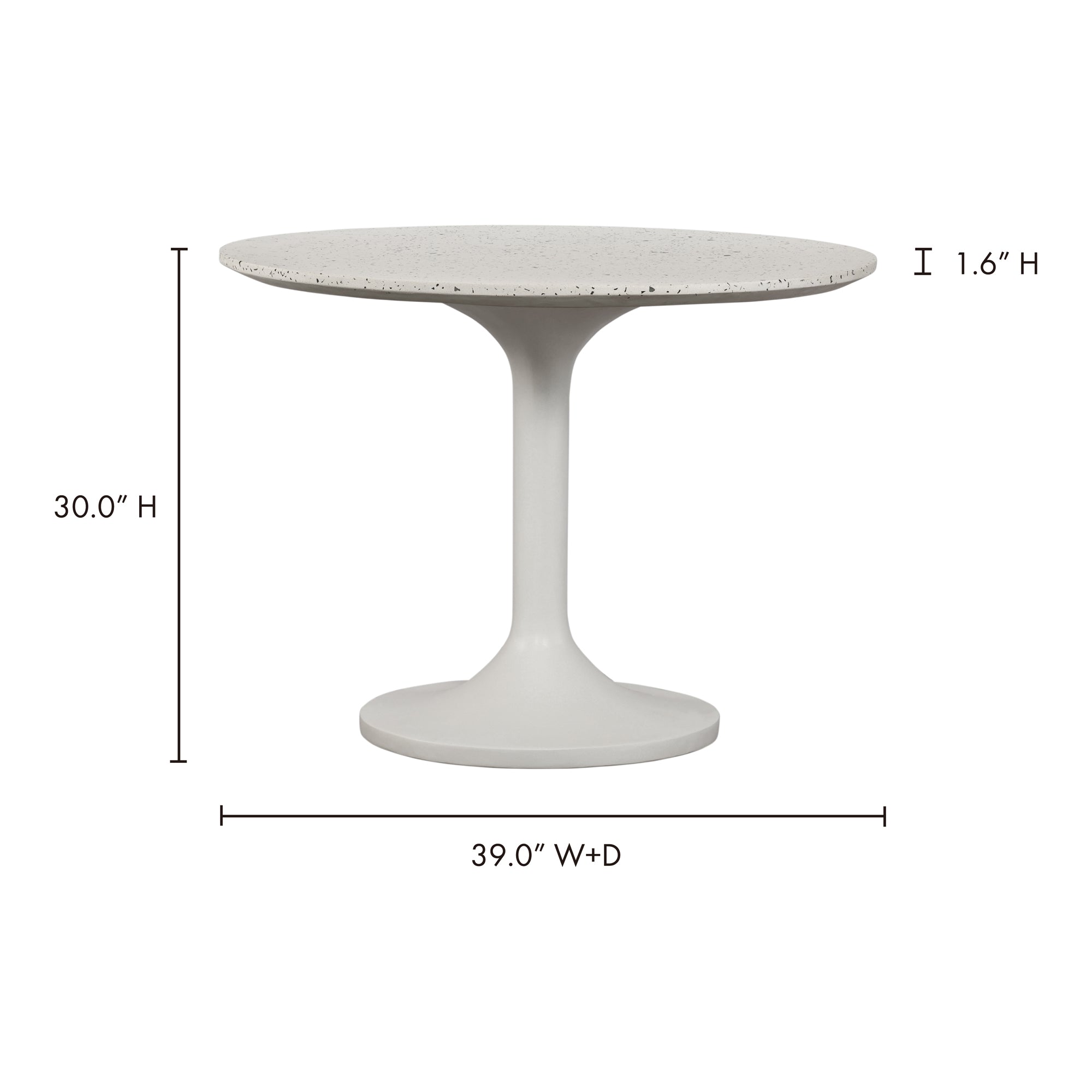 Tuli Café Table Light Grey