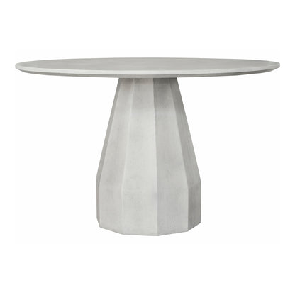 Templo Outdoor Dining Table Antique White | White