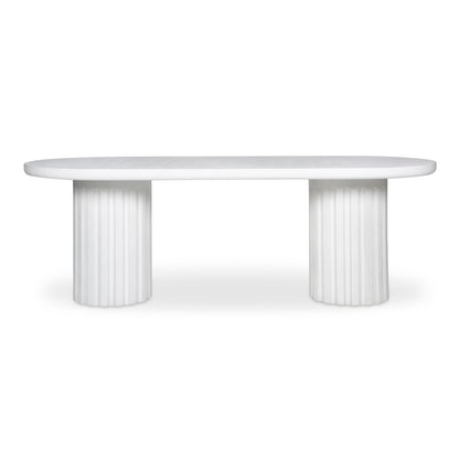 Eris Outdoor Dining Table White | White