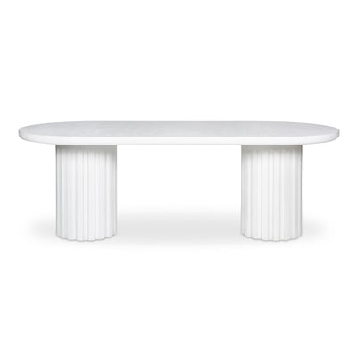 Eris Outdoor Dining Table White