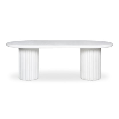 Eris Outdoor Dining Table White