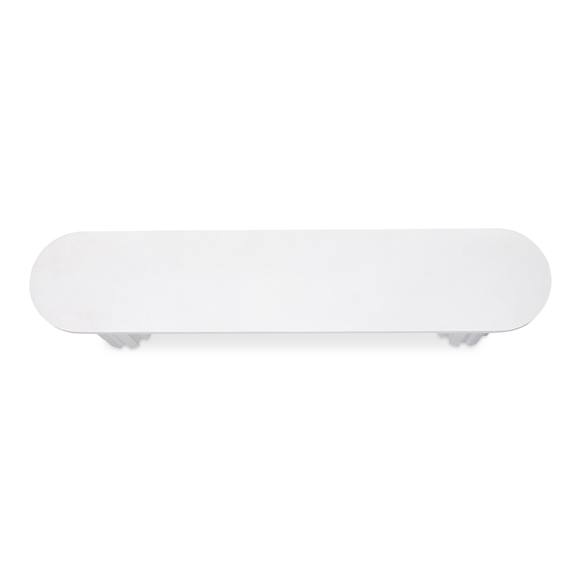 Eris Outdoor Dining Bench White