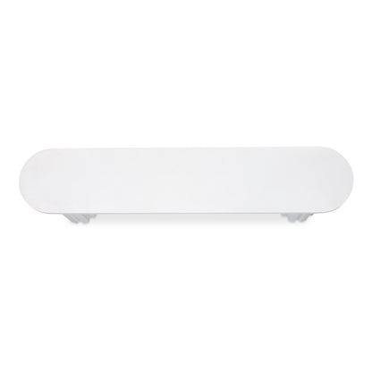 Eris Outdoor Dining Bench White