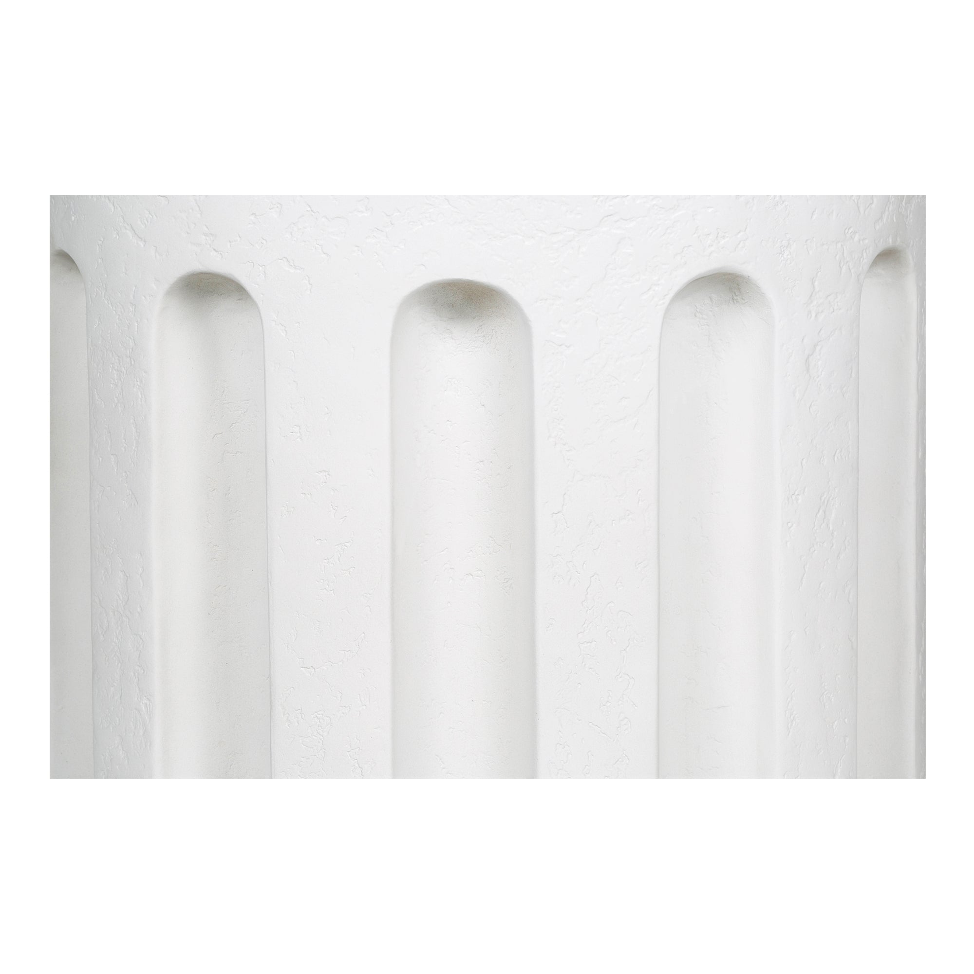 Eris Outdoor Accent Table White