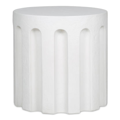 Eris Outdoor Accent Table White | White