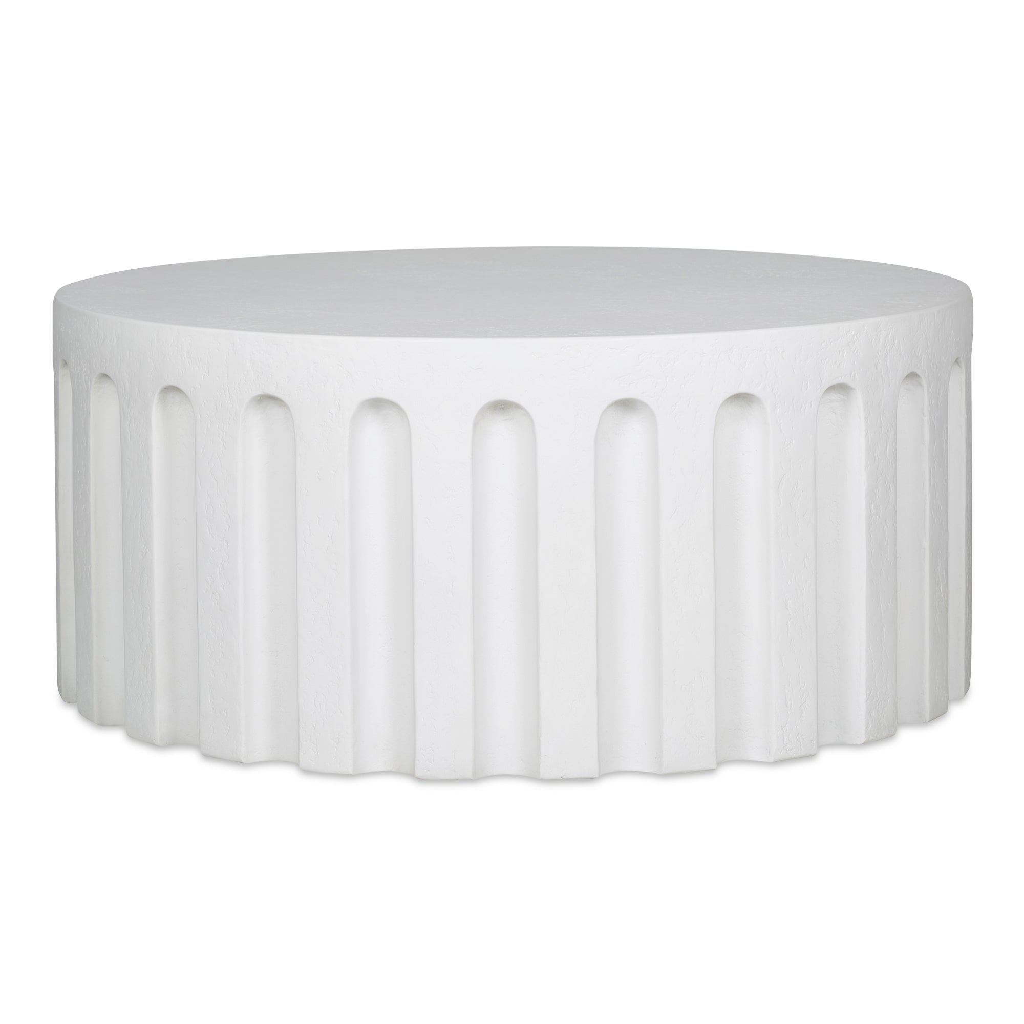 Eris Outdoor Coffee Table White | White