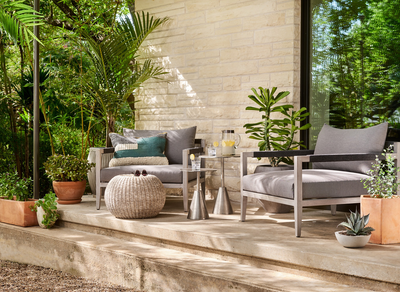 Phoenix Outdoor Accent Stool by Four Hands