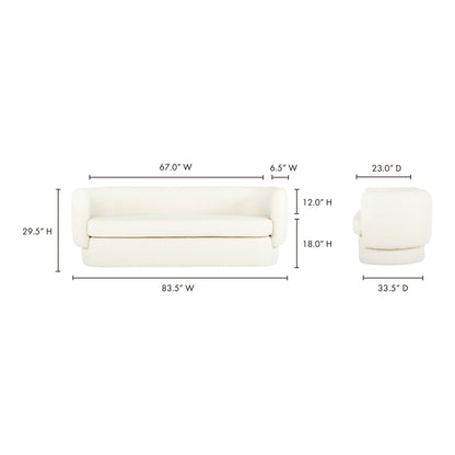 Koba Sofa Maya White