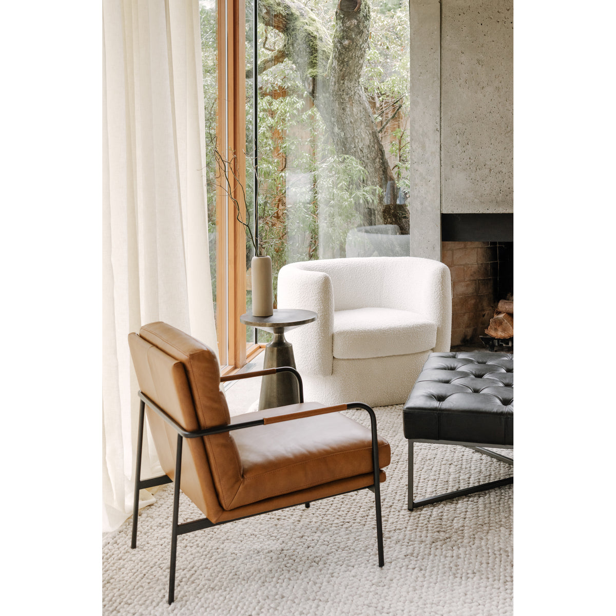 Koba Chair Maya White by Moe's Home