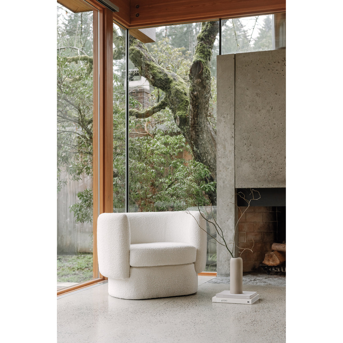 Koba Chair Maya White by Moe's Home