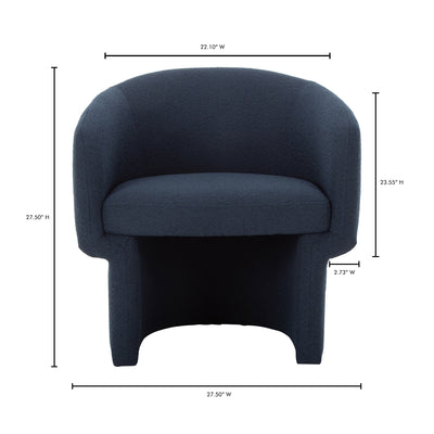 Franco Chair Dark Indingo by Moe's Home