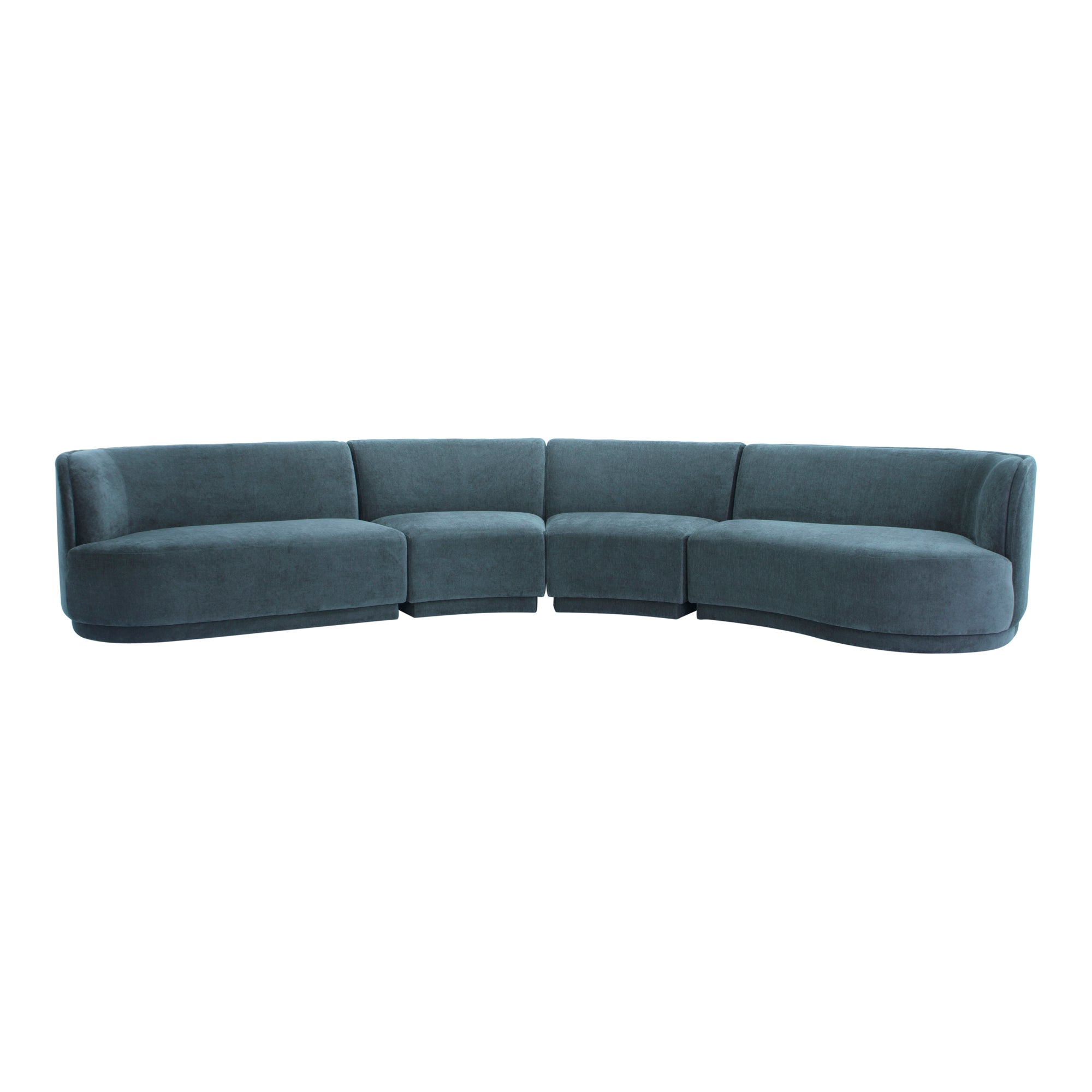 Yoon Eclipse Modular Sectional Right Chaise Nightshade Blue | Blue