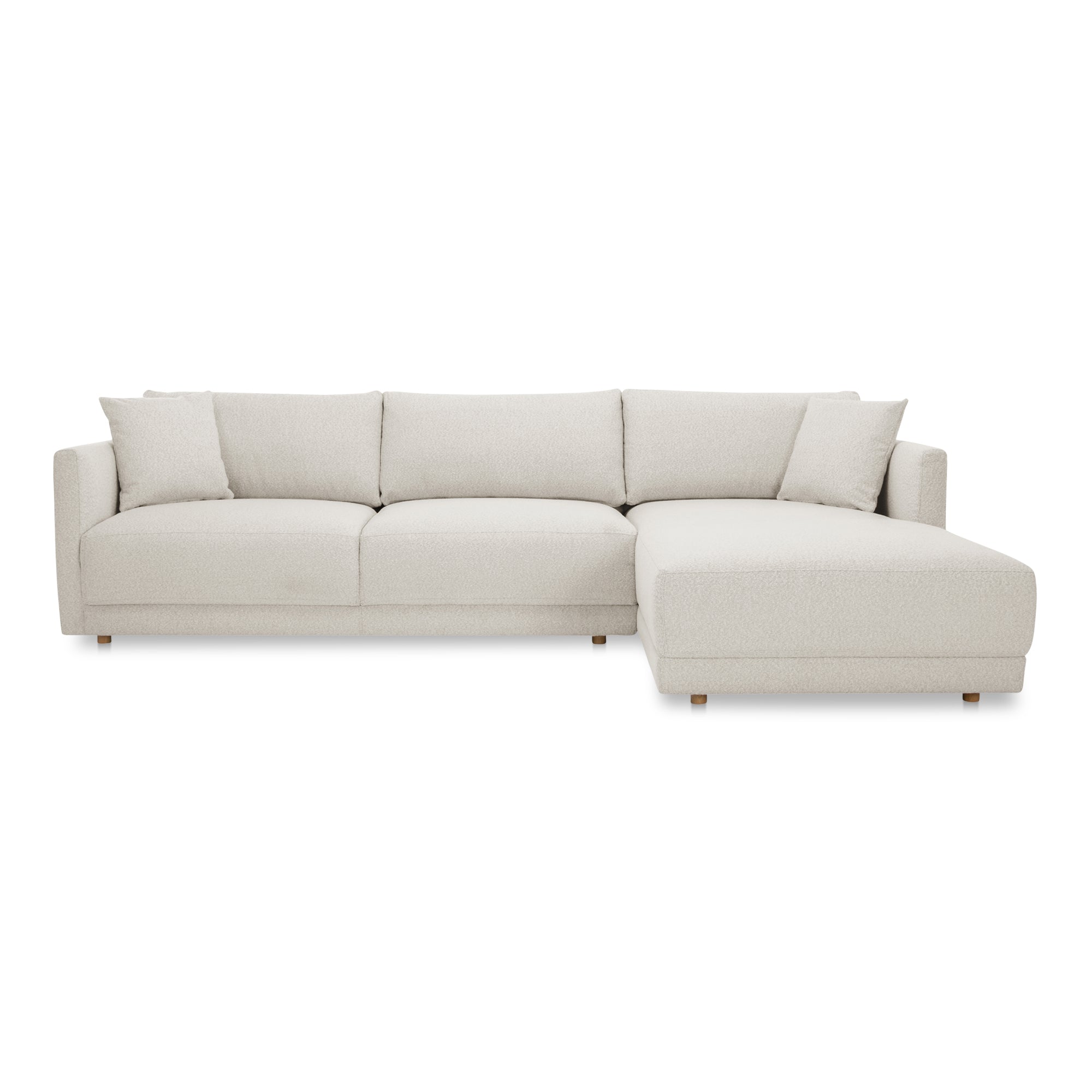 Bryn Sectional Right Oyster | Beige