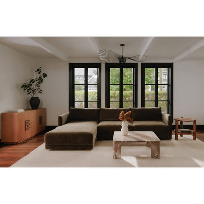 Bryn Sectional Right Heritage Cedar Green by Moe's Home