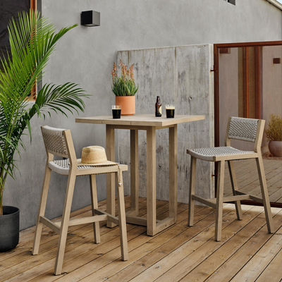 Delano Outdoor Bar + Counter Stool
