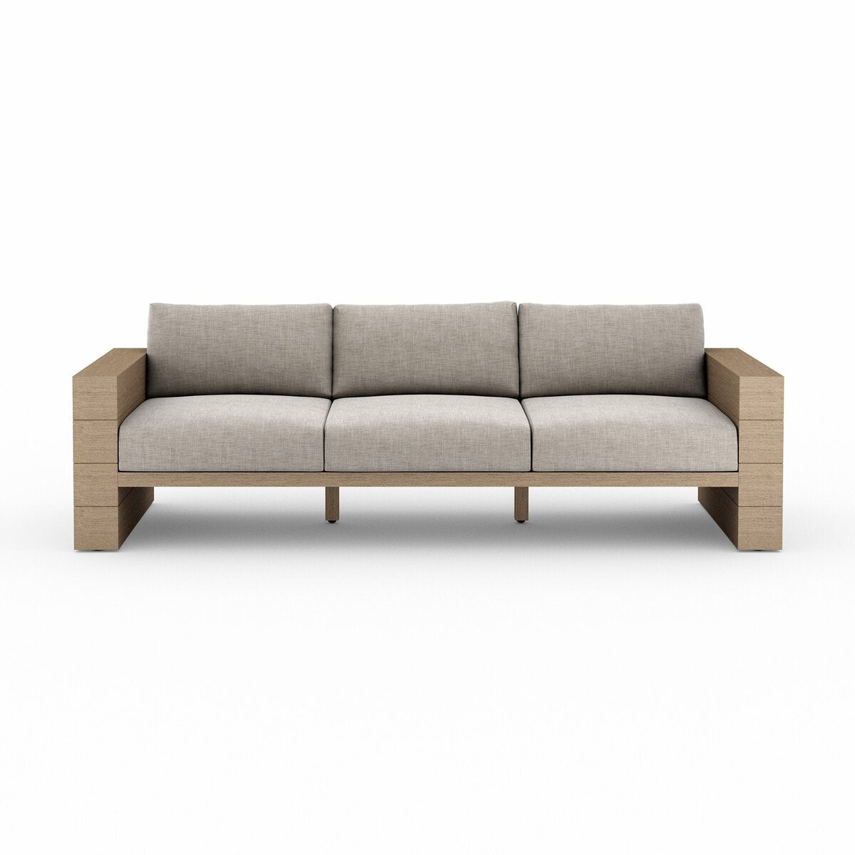 Leroy Outdoor Sofa, Washed Brown