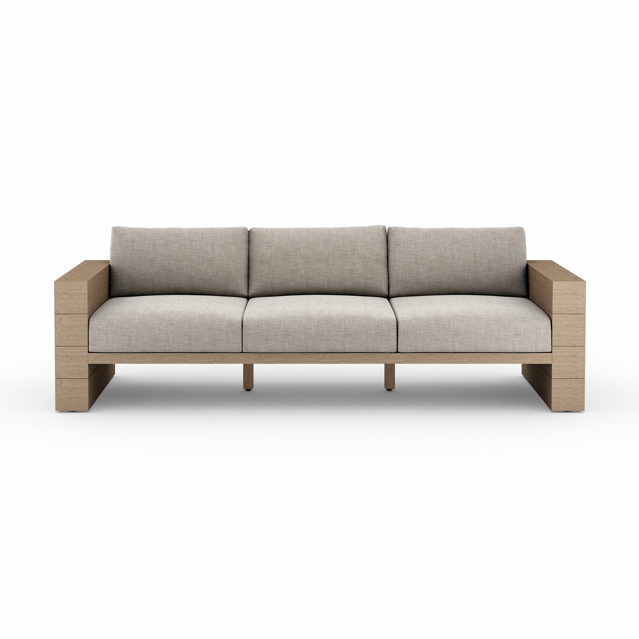 Leroy Outdoor Sofa, Washed Brown