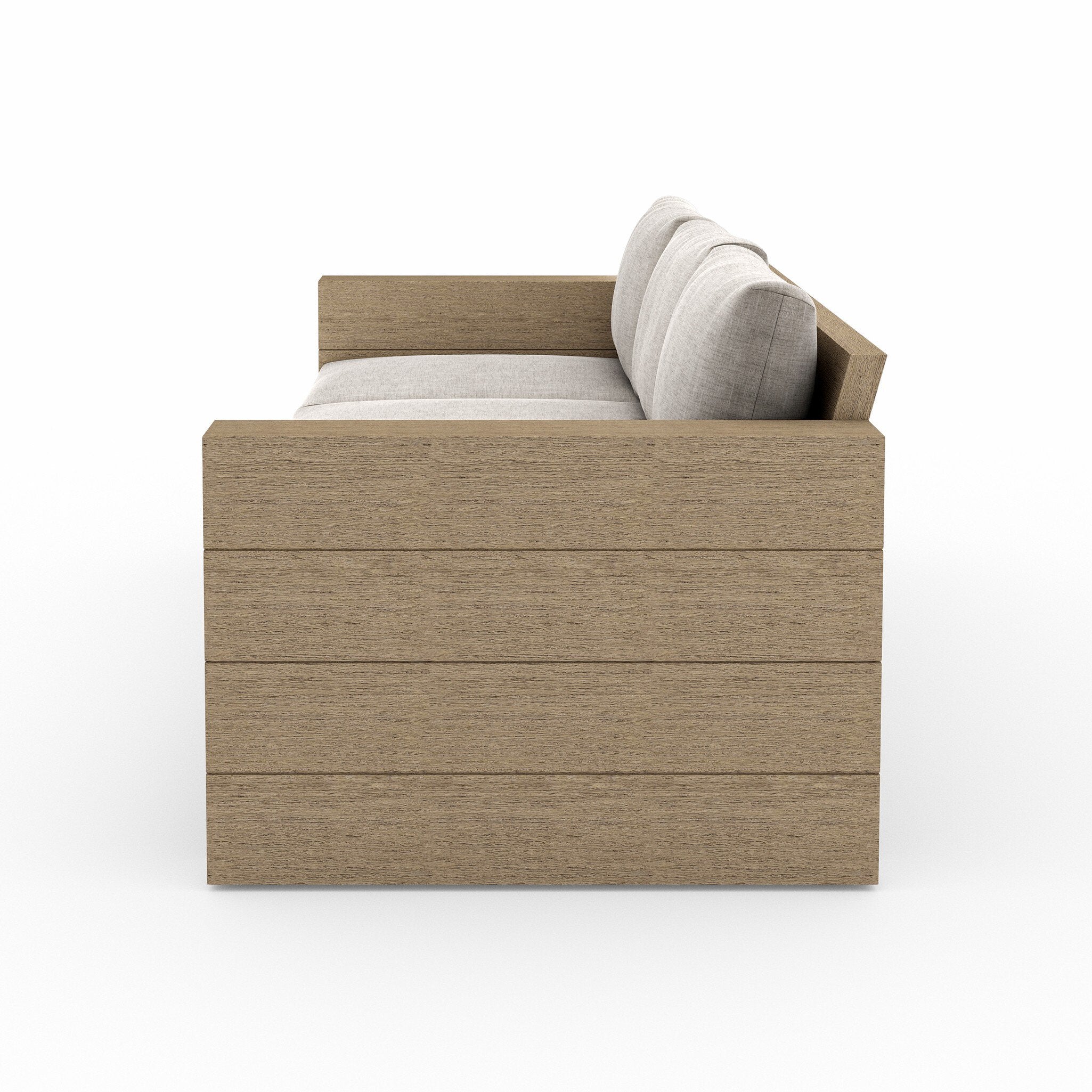 Leroy Outdoor Sofa, Washed Brown
